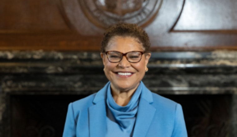 Los Angeles Mayor Karen Bass Launches New "Inside Safe" Initiative to Address Homelessness near MacArthur Park