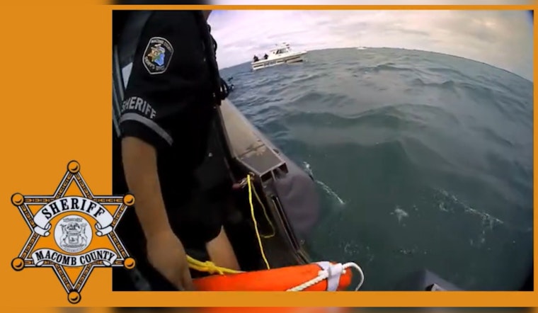 Macomb County Sheriff's Marine Division Swiftly Rescues Four Boaters on Lake St. Clair