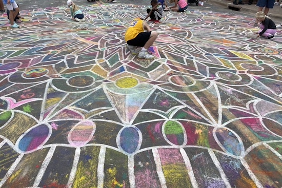 Main Street Transforms Into Colorful Canvas at Maple Grove's Chalkfest