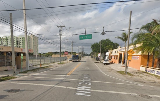 Man Hospitalized, Traffic Disrupted Following Collision with Miami-Dade Police Cruiser in Little Haiti