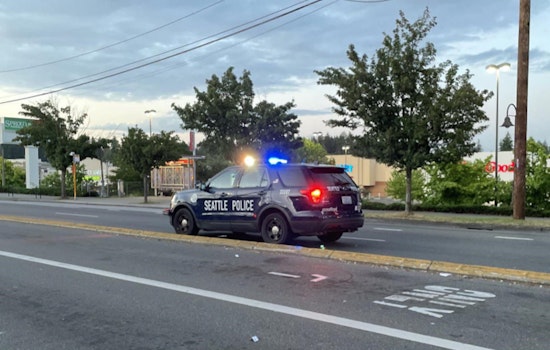 Man Injured, Suspect at Large Following Shooting and Car Collision in North Seattle