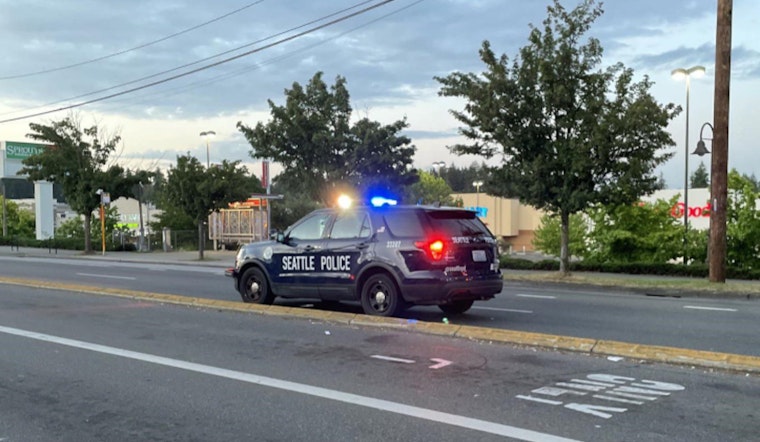 Man Injured, Suspect at Large Following Shooting and Car Collision in North Seattle