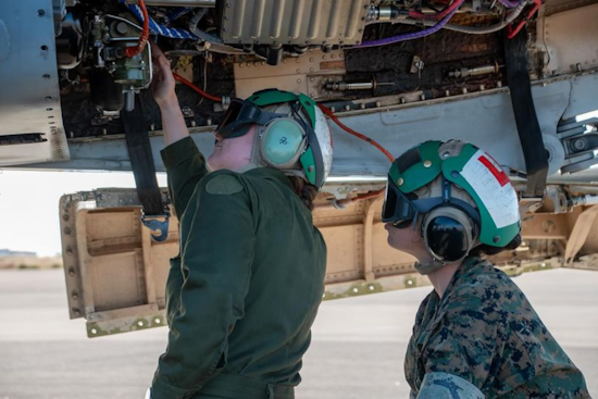 Marine Sergeant Alyson Stapleton Leads Aircraft Safety Training at NAS JRB Fort Worth
