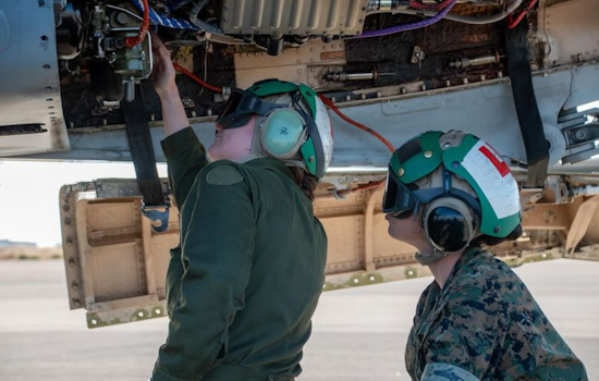 Marine Sergeant Alyson Stapleton Leads Aircraft Safety Training at NAS JRB Fort Worth