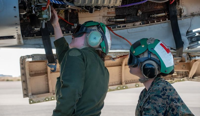 Marine Sergeant Alyson Stapleton Leads Aircraft Safety Training at NAS JRB Fort Worth