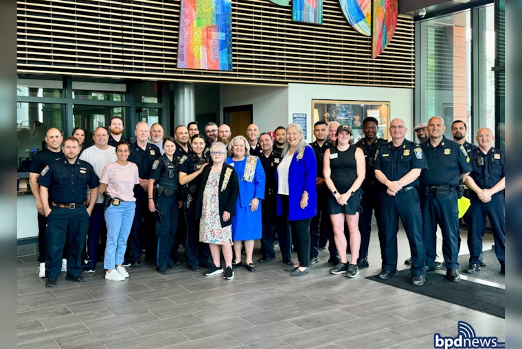 Massachusetts Daughters of the American Revolution Honor Boston Police with Commemorative 'Hero Baskets'