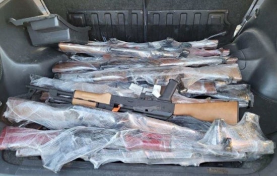 Massive Weapons Bust at CA-AZ Border, 25 Assault Rifles Seized, Calexico Man Charged