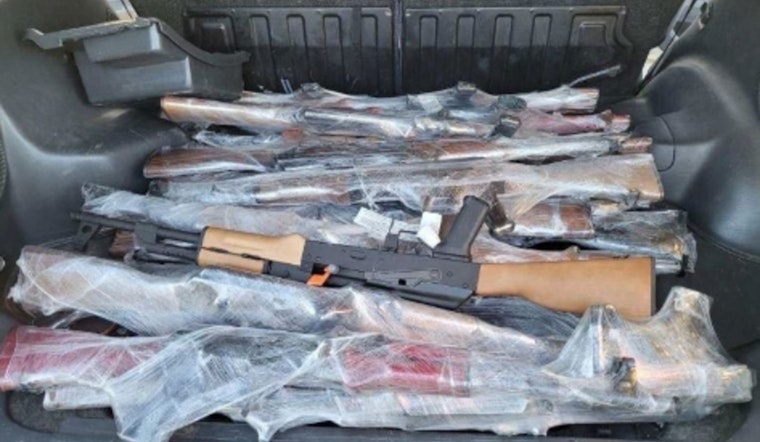 Massive Weapons Bust at CA-AZ Border, 25 Assault Rifles Seized, Calexico Man Charged