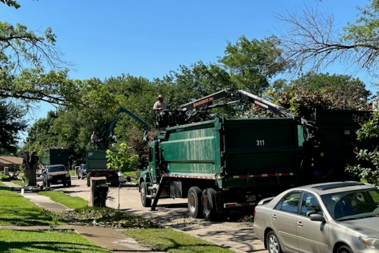 Mesquite City Progresses With Storm Cleanup: Officials Report One-Third of Debris Cleared, Residents Advised on Assistance