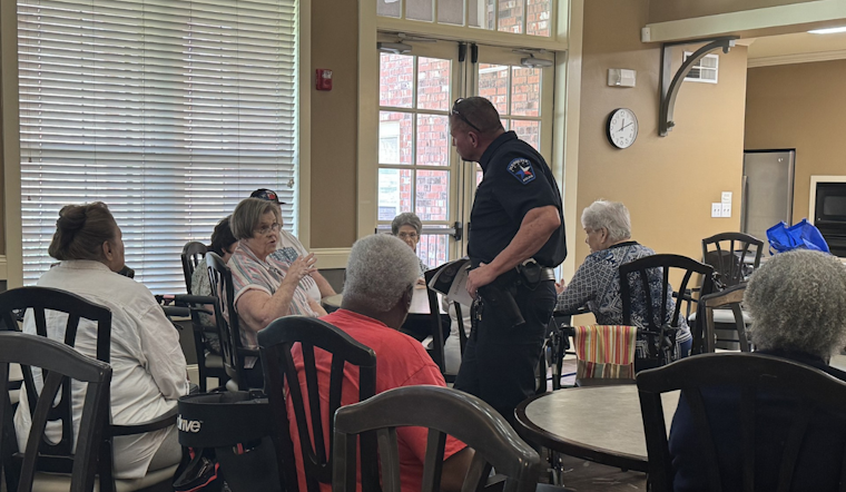 Mesquite Police Officer Educates Seniors on Scam Awareness with #S.A.F.E. Initiative