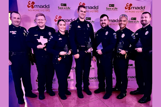 Mesquite Police Officers Lauded at MADD Luncheon, Officer Keith Receives Distinguished Enforcement Hero Award