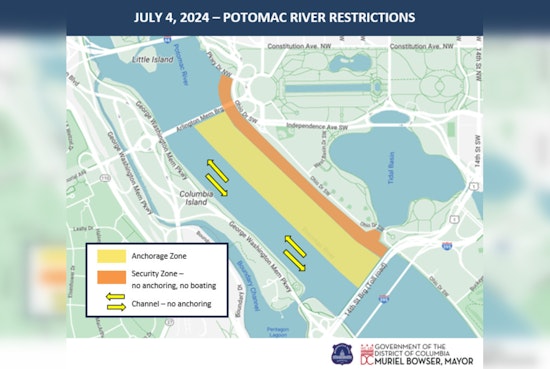 Metropolitan Police Announce Potomac River Restrictions for Fourth of July Celebrations Between D.C. Bridges