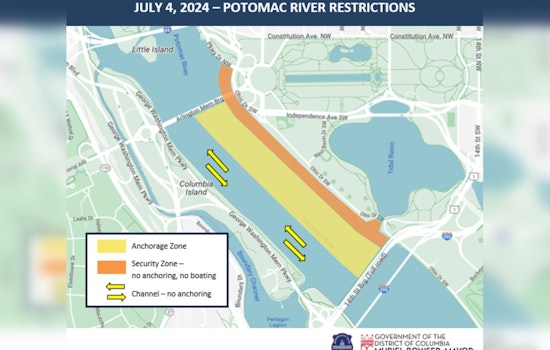 Metropolitan Police Announce Potomac River Restrictions for Fourth of July Celebrations Between D.C. Bridges