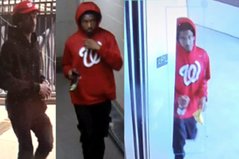 Metropolitan Police Department Seeks Suspect in Series of Thefts near Nationals Park