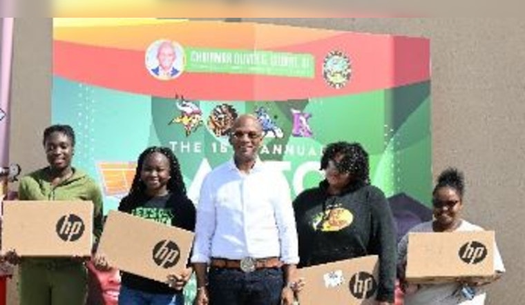 Miami-Dade Chairman Oliver Gilbert III Fosters Academic Success with 200 Laptops Donated to Graduating Seniors