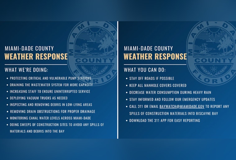 Miami-Dade Departments Respond Proactively to Flash Flood Emergency Amid Torrential Rains