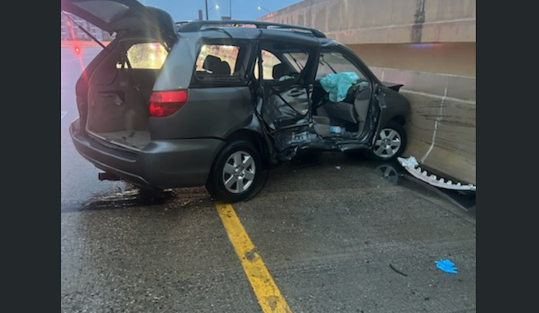 Michigan Trooper and Minivan Driver Injured in Early Morning Collision on US-131 in Grand Rapids