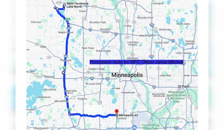 Minneapolis Honors Fallen Officer Jamal Mitchell with Memorial Service and Procession