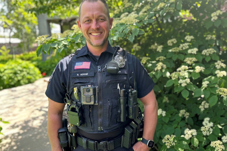Minnetonka Officer Ryan Hodge Named 2024 Glen Lake Optimist Officer of the Year