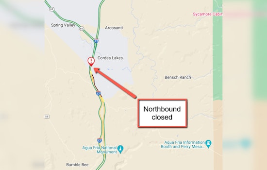 Motorhome Blaze Sparks Ironwood Fire, Briefly Closes I-17 Near Cordes Lakes