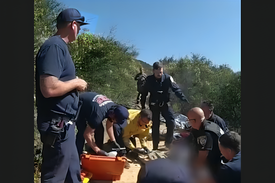 Mountain Biker Rescued in Joint Agency Operation at Daley Ranch in Escondido