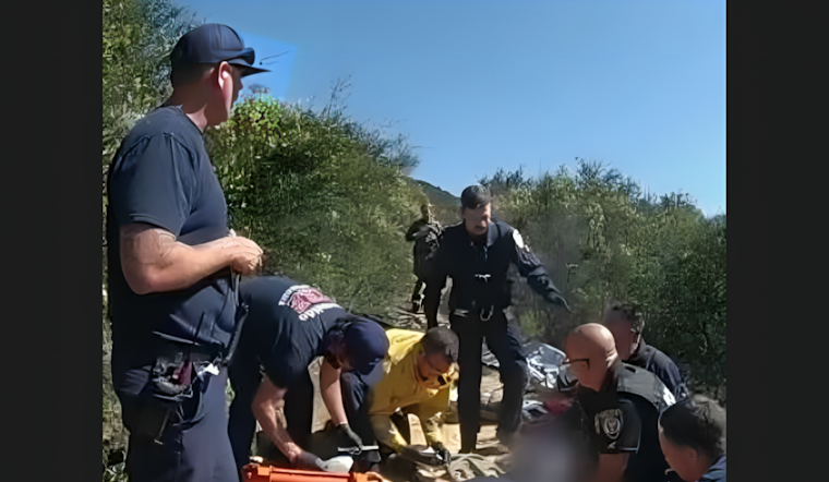 Mountain Biker Rescued in Joint Agency Operation at Daley Ranch in Escondido