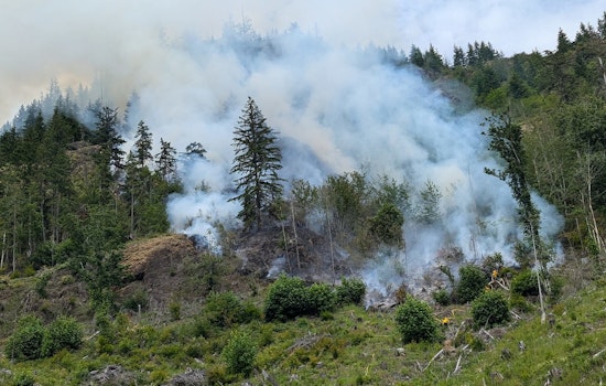 Mult-Agency Firefighting Efforts Underway to Contain the Dearinger Wildfire Near Darrington