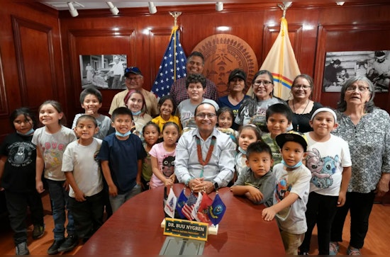 Navajo Nation President Buu Nygren Inspires Pine Hill Elementary Students with Message of Hope and Future Thinking