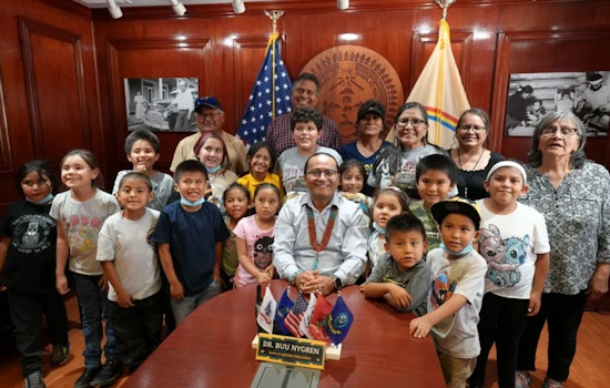 Navajo Nation President Buu Nygren Inspires Pine Hill Elementary Students with Message of Hope and Future Thinking