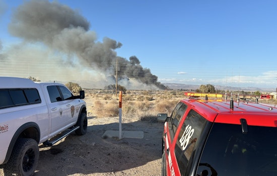 "Needles Fire" Engulfs 203 Acres, Forces Evacuations Near California-Arizona Border; Firefighters Gain 50% Containment Despite Heat