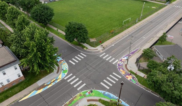 New Asphalt Murals in Minneapolis Aim to Boost Pedestrian Safety Near Schools