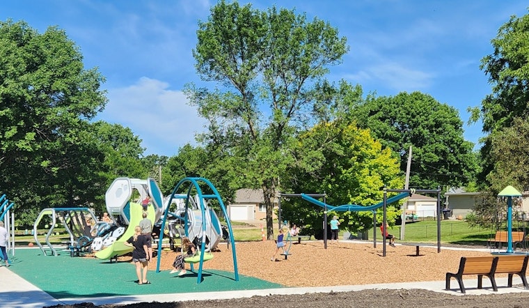 New Playground and Zipline Spark Excitement at Mankato's Erlandson Park Reopening Event