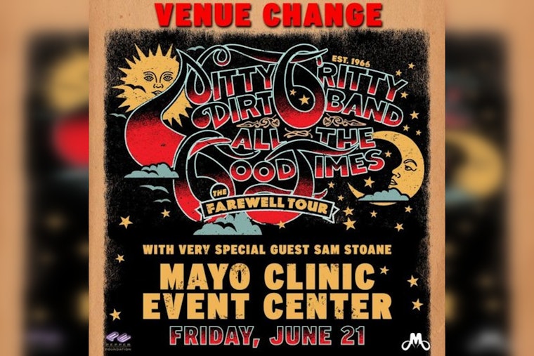 Nitty Gritty Dirt Band's Mankato Concert Moved to Mayo Clinic Event Center Due to Weather Concerns