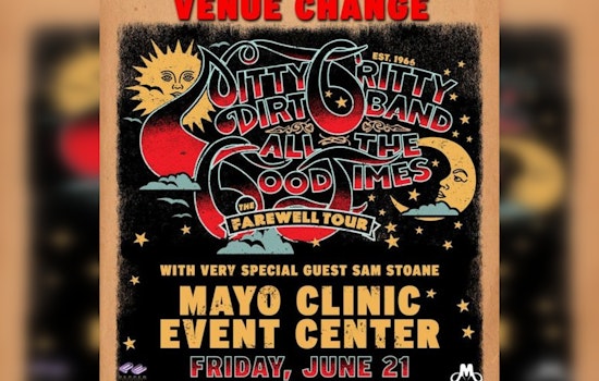 Nitty Gritty Dirt Band's Mankato Concert Moved to Mayo Clinic Event Center Due to Weather Concerns