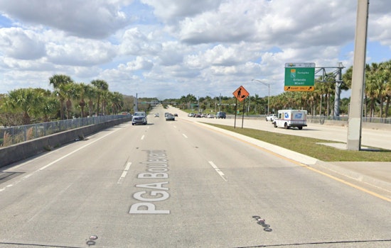 No Injuries as Overturned 18-Wheeler Disrupts Traffic on PGA Boulevard near I-95 in Palm Beach Gardens