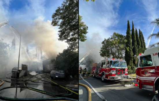 No Injuries Reported as San Jose Fire Department Tackles Triple-Blaze in East Neighborhood