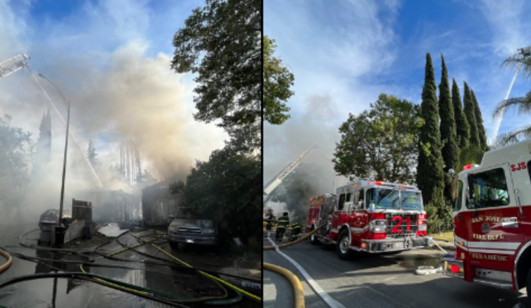 No Injuries Reported as San Jose Fire Department Tackles Triple-Blaze in East Neighborhood