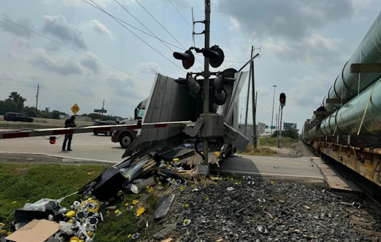 No Injuries Reported as Train Slices Semi-Truck in Half Near Highway 290 in Jersey Village