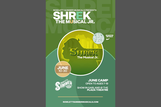 Ogre Hits the Stage: Rowlett Summer Musicals Presents "Shrek Jr" at the Plaza Theatre in Garland