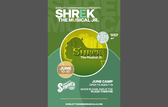 Ogre Hits the Stage: Rowlett Summer Musicals Presents "Shrek Jr" at the Plaza Theatre in Garland