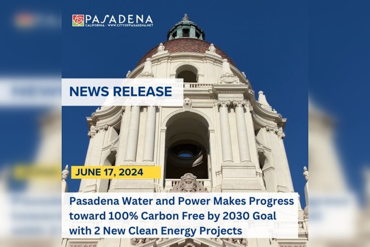 Pasadena City Council Advances Green Energy with Wind Power Contract and Battery Storage Project