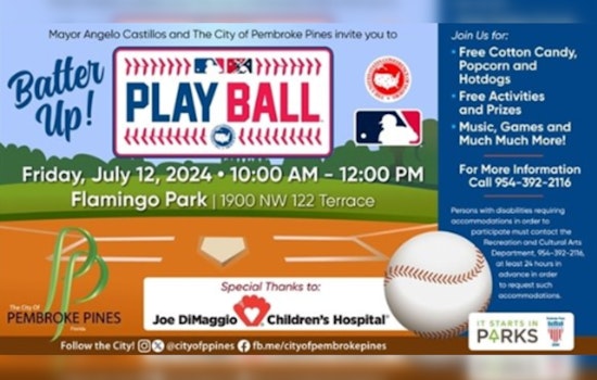 Pembroke Pines Gears Up for Annual Mayor's Playball Event, A Summer Celebration of Baseball and Community Spirit