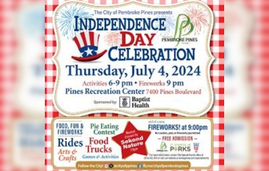 Pembroke Pines Gears Up for Festive July 4 Celebration with Fireworks, Live Music, and Family Fun