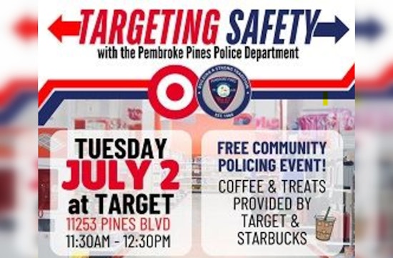 Pembroke Pines Police Partners with Target for 'Targeting Safety' Community Event
