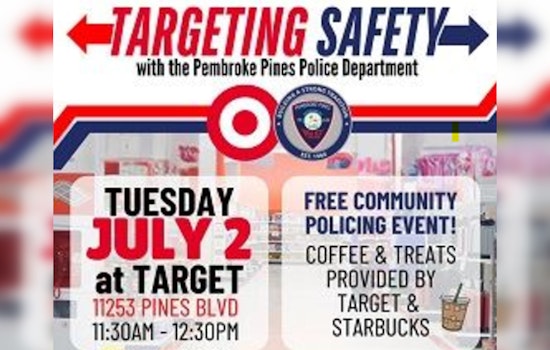 Pembroke Pines Police Partners with Target for 'Targeting Safety' Community Event