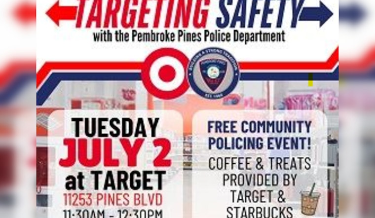 Pembroke Pines Police Partners with Target for 'Targeting Safety' Community Event