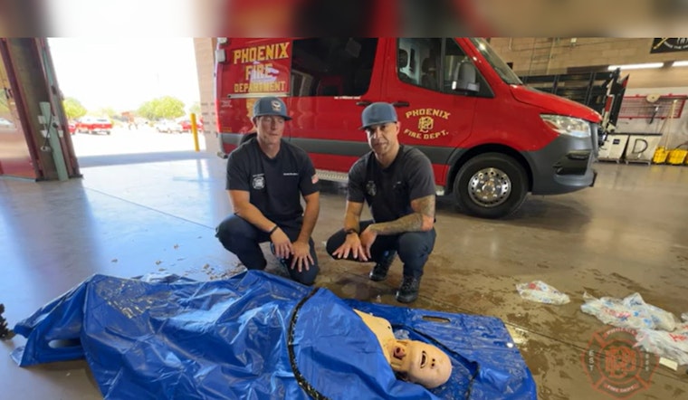 Phoenix Fire Department Battles Summer Heat with Cold Water Immersion Therapy for Heat-Related Illnesses