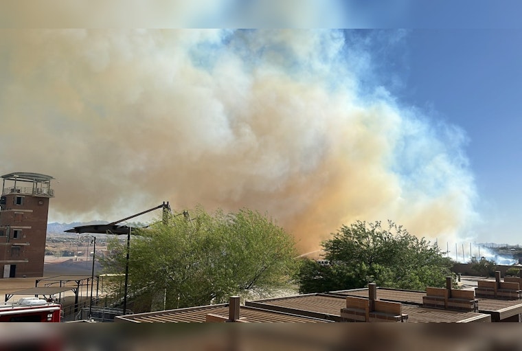 Phoenix Firefighters Quell Major Mulch Facility Fire Amidst Triple-Digit Heat