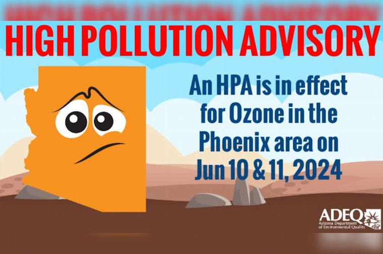 Phoenix Residents Warned to Limit Outdoor Activity Amid Ozone High Pollution Advisory