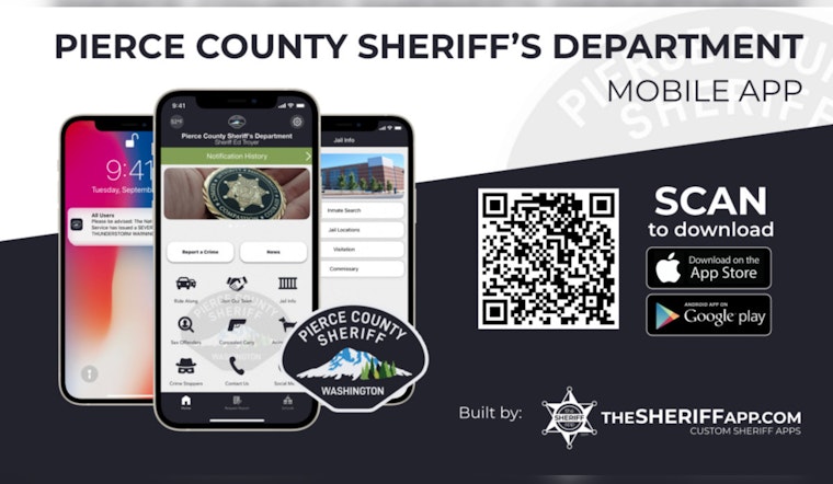 Pierce County Sheriff's Department Launches User-Friendly Smartphone App to Boost Public Safety and Engagement
